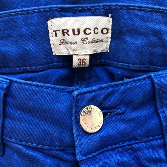 TRUCCO ROYAL BLUE DENIM JEANS - Picture 7 of 10